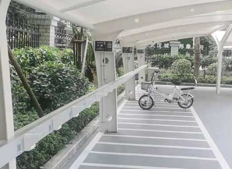 10路電動自行車充電樁武漢海關項目 10路電動自行車充電樁武漢海關項目