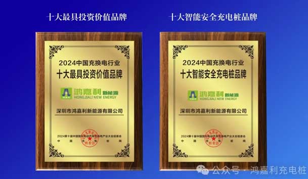 匠心致遠(yuǎn)，載譽(yù)前行：2024年鴻嘉利新能源榮獲充換電十大品牌獎(jiǎng)！(圖5)